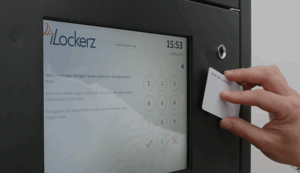 card access for smart lockers