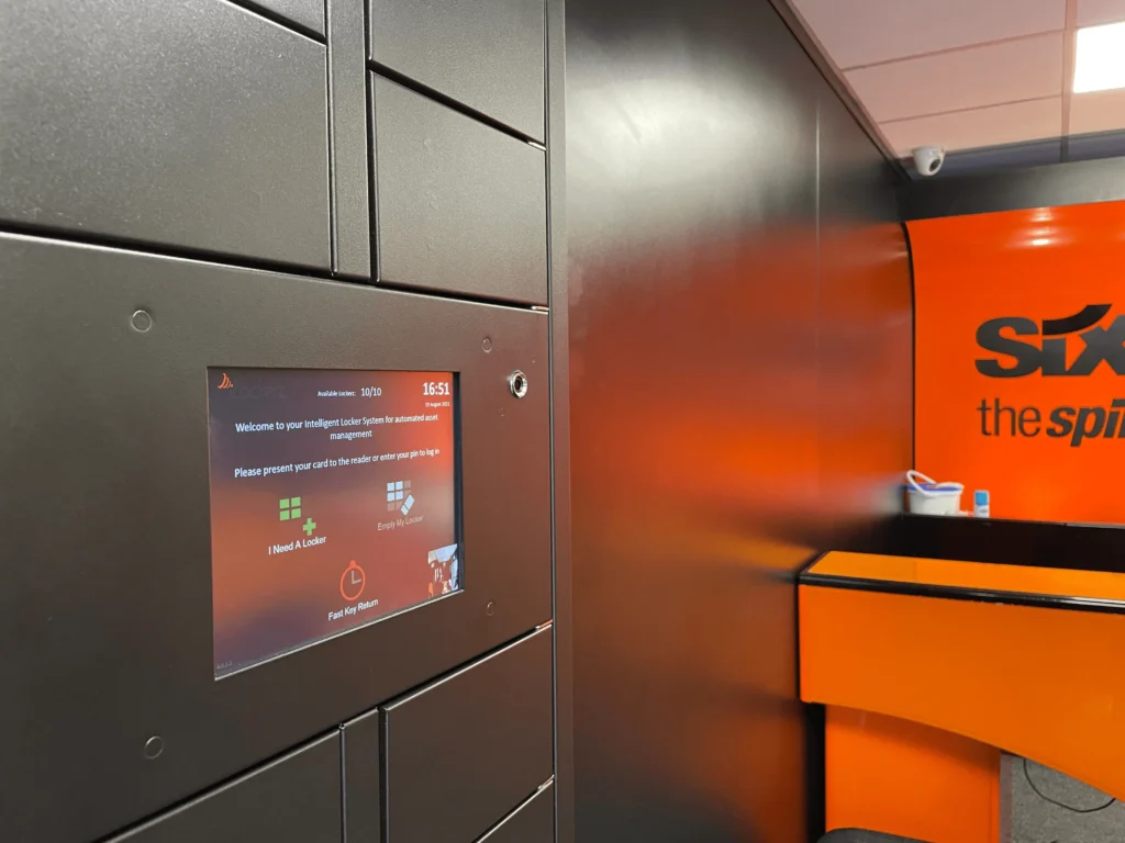 car rental smart locker for Sixt