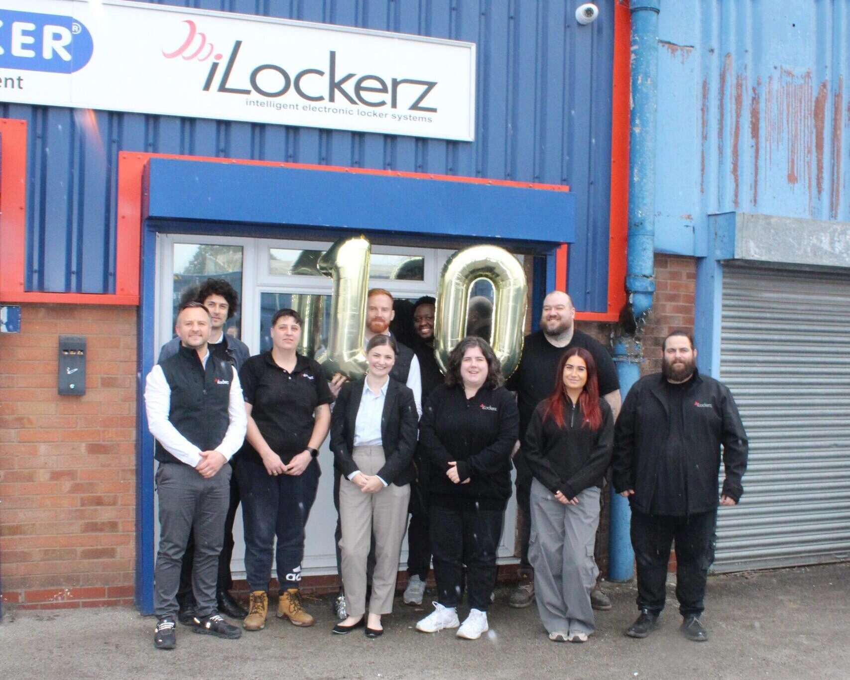 iLockerz team celebrating 10 years of service
