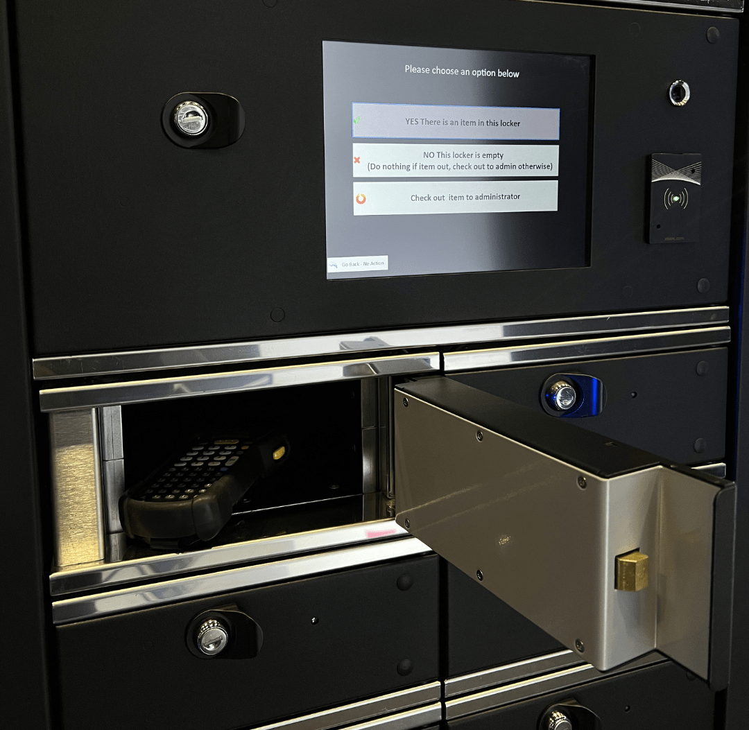 smart locker system for radio management